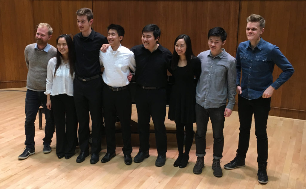 Danish String Quartet with master class students